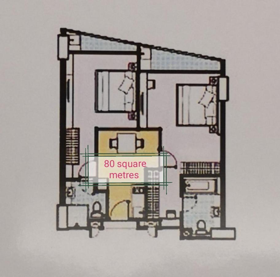 U-Home Private 80-86Sqm Adjustable 2Bedrooms Wooden Decor 80平米 Чиангмай Екстериор снимка